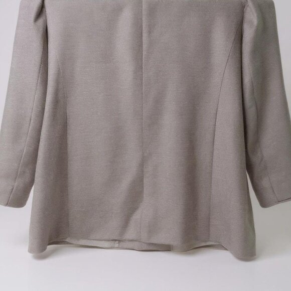 Harvé Benard Womens Black Linen Blazer and Skirt Suit Set Size 14 - Picture 10 of 16